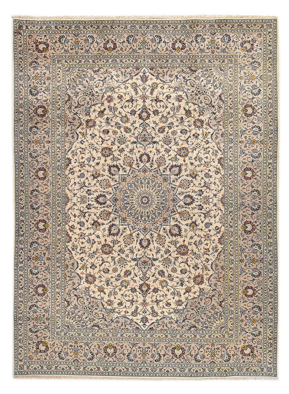 Persisk tæppe - Keshan - Royal - 346 x 250 cm - sand