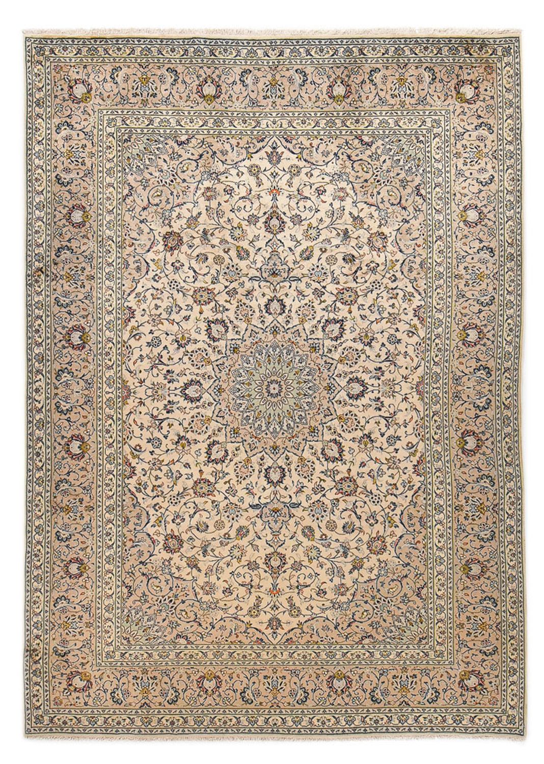 Persisk tæppe - Keshan - Royal - 345 x 246 cm - sand