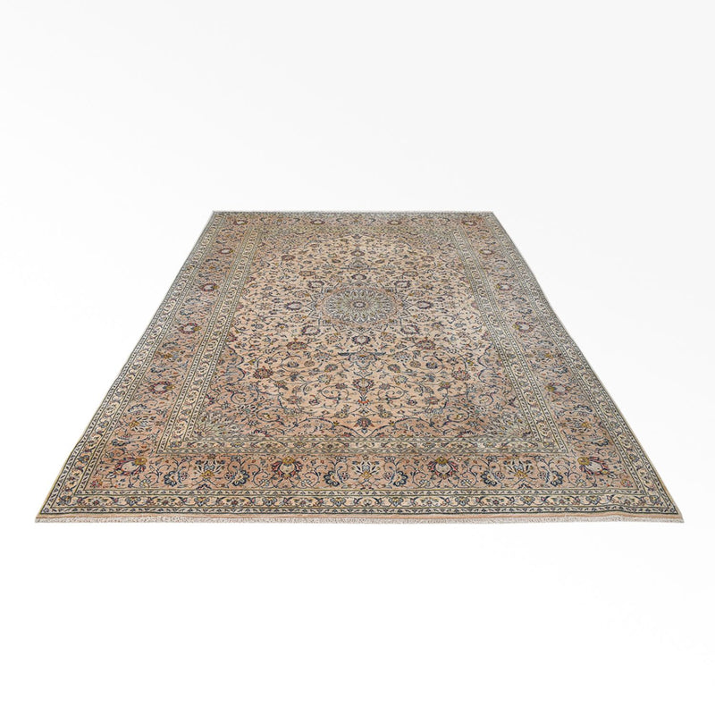 Persisk tæppe - Keshan - Royal - 345 x 246 cm - sand