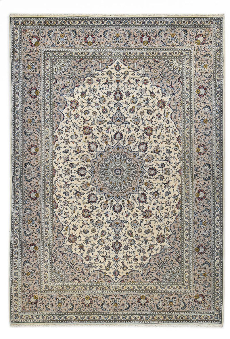 Persisk tæppe - Keshan - Royal - 352 x 245 cm - grå