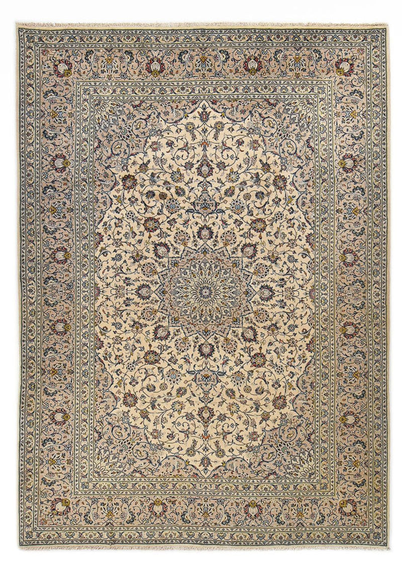 Persisk tæppe - Keshan - Royal - 350 x 248 cm - sand