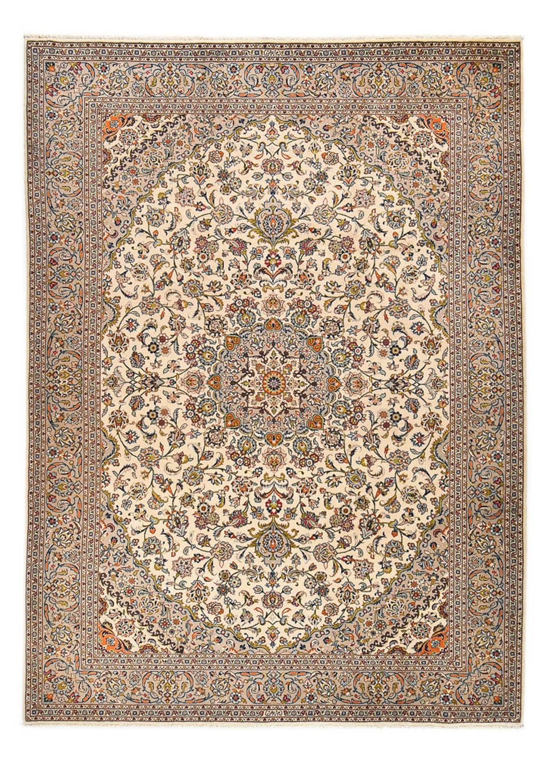 Persisk tæppe - Keshan - Royal - 353 x 254 cm - sand