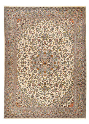 Persisk tæppe - Keshan - Royal - 353 x 254 cm - sand