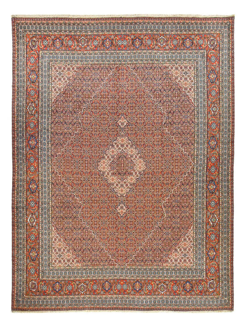 Persisk tæppe - Tabriz - 418 x 306 cm - rust