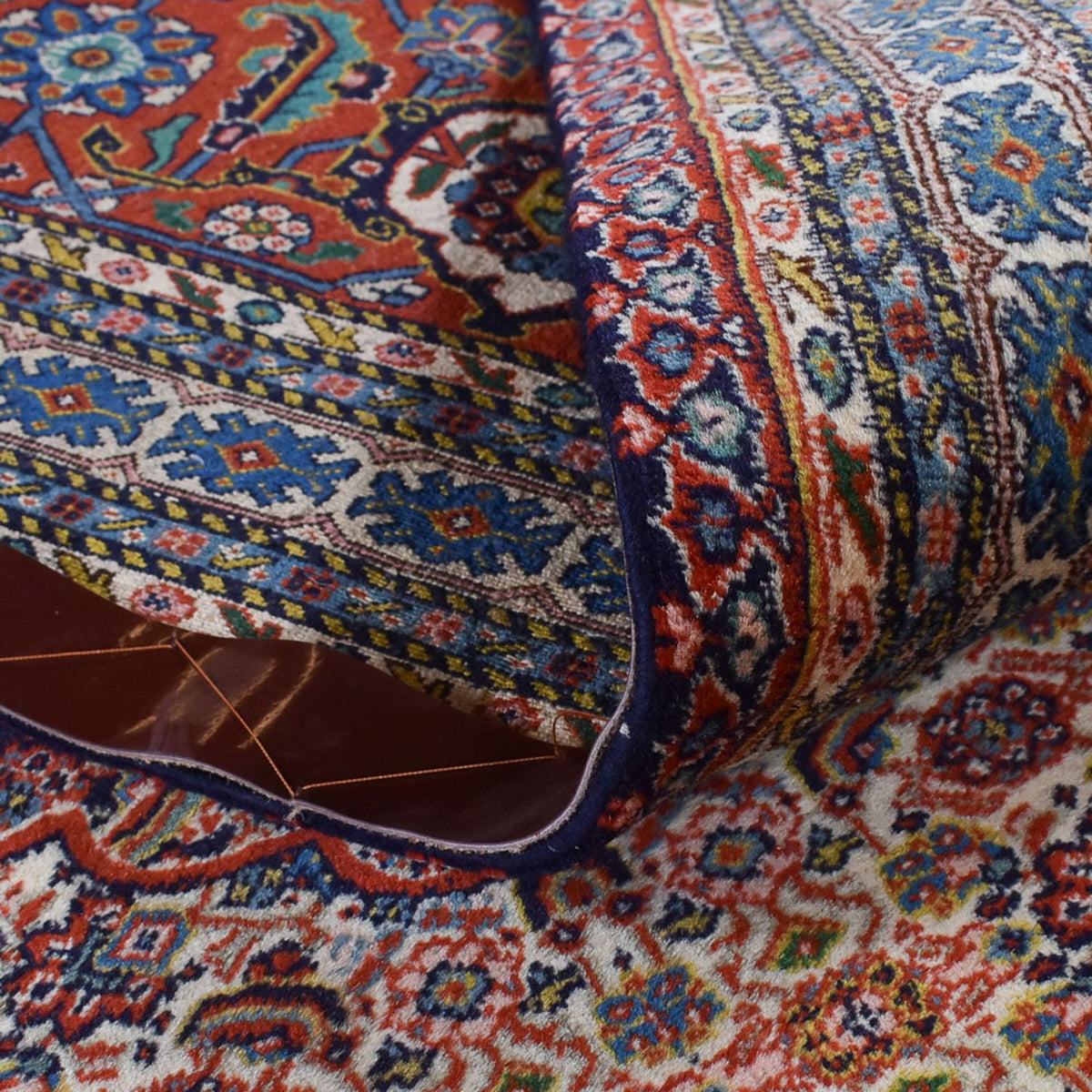 Persisk tæppe - Tabriz - 418 x 306 cm - rust