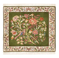 Persisk tæppe - Royal firkantet  - 60 x 60 cm - grøn