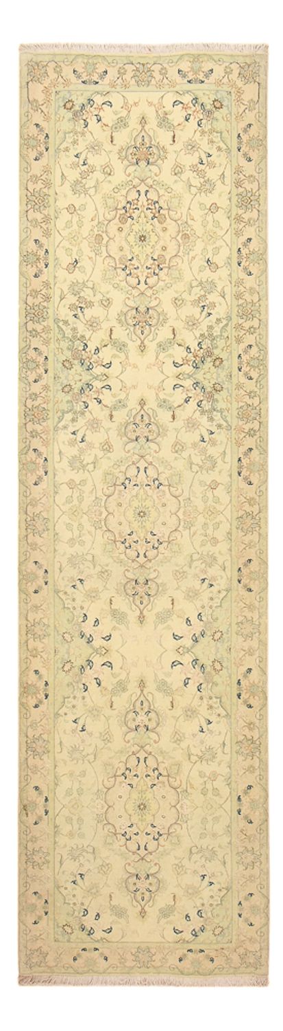 Løber Persisk tæppe - Tabriz - Premium - 310 x 84 cm - sand