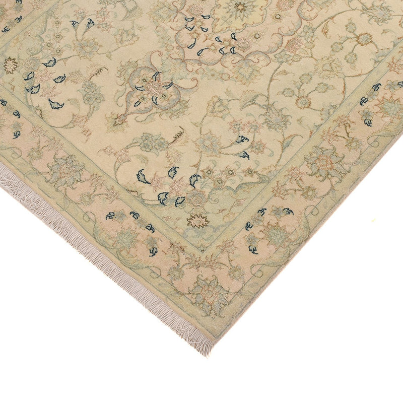Løber Persisk tæppe - Tabriz - Premium - 310 x 84 cm - sand