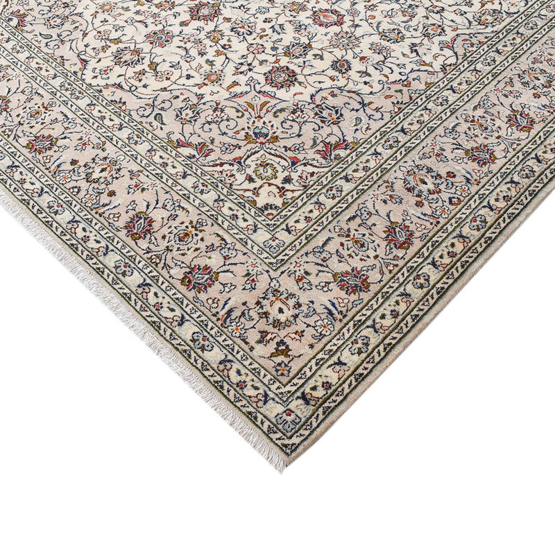 Persisk tæppe - Keshan - Royal - 347 x 253 cm - grå