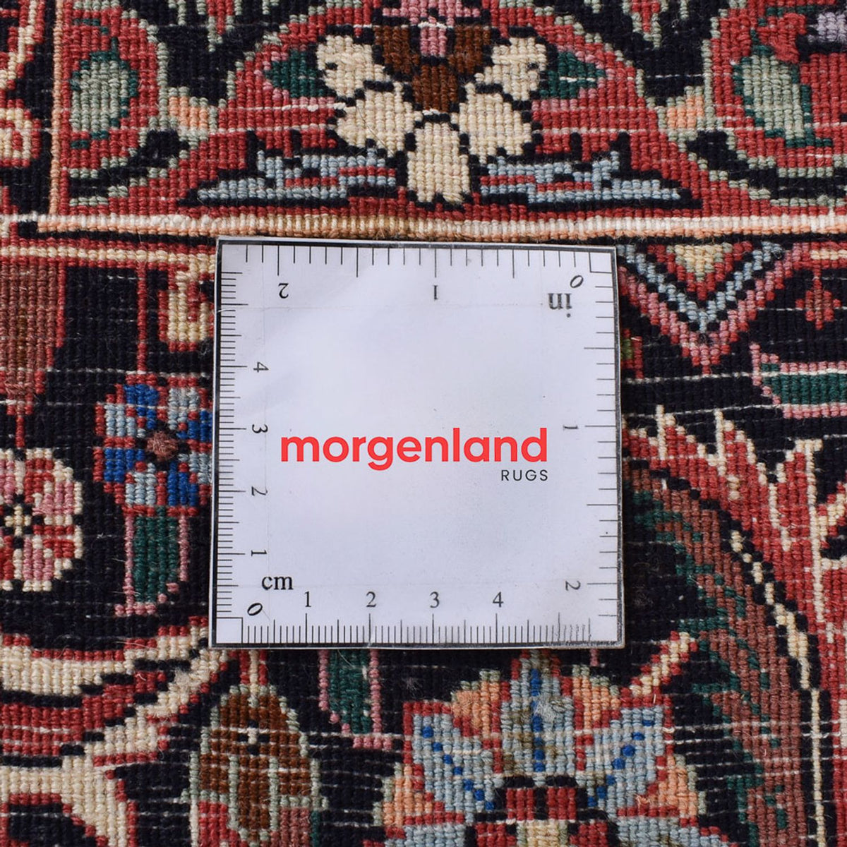 Persisk tæppe - Bijar - 351 x 251 cm - lysrød