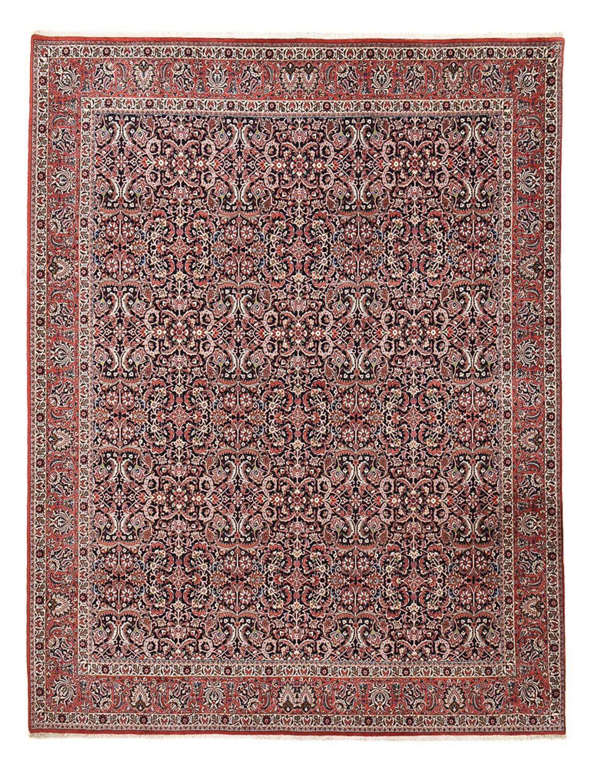 Persisk tæppe - Bijar - 400 x 309 cm - brun