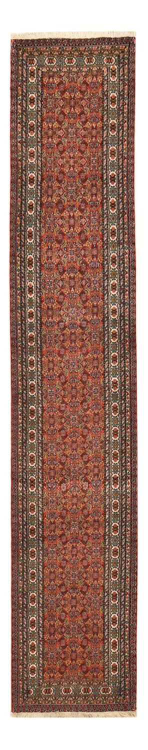 Løber Persisk tæppe - Tabriz - 380 x 70 cm - rust