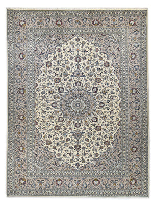 Persisk tæppe - Keshan - Royal - 340 x 250 cm - grå