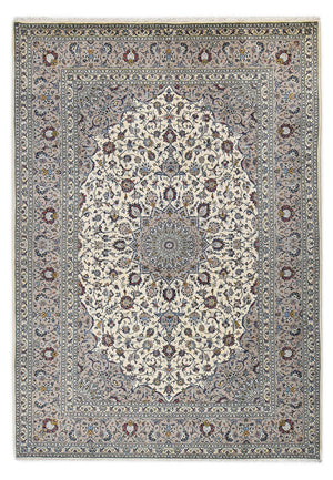 Persisk tæppe - Keshan - Royal - 352 x 250 cm - grå