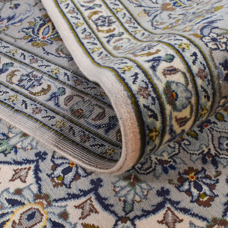 Persisk tæppe - Keshan - Royal - 347 x 248 cm - grå
