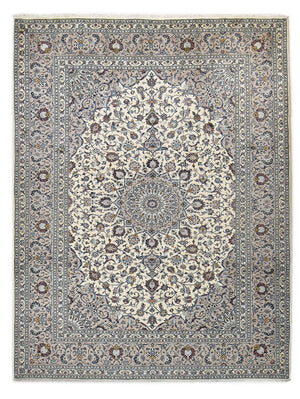 Persisk tæppe - Keshan - Royal - 340 x 252 cm - grå