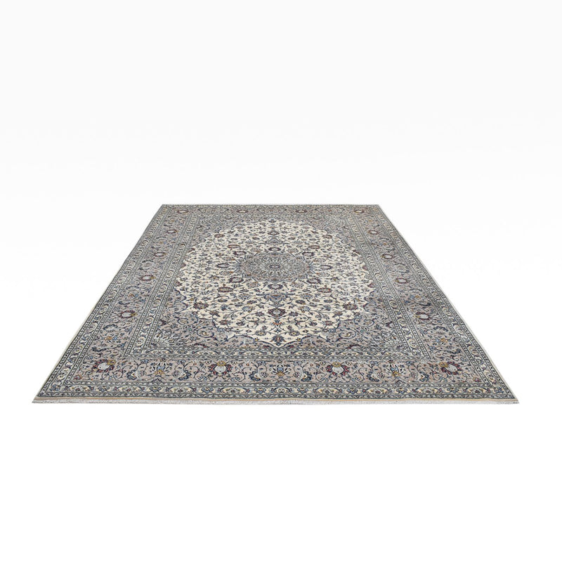 Persisk tæppe - Keshan - Royal - 340 x 252 cm - grå