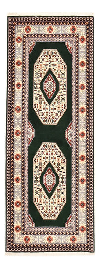 Løber Persisk tæppe - Tabriz - Royal - 202 x 74 cm - mørkeblå