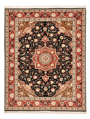 Persisk tæppe - Tabriz - Royal - 200 x 153 cm - mørkeblå