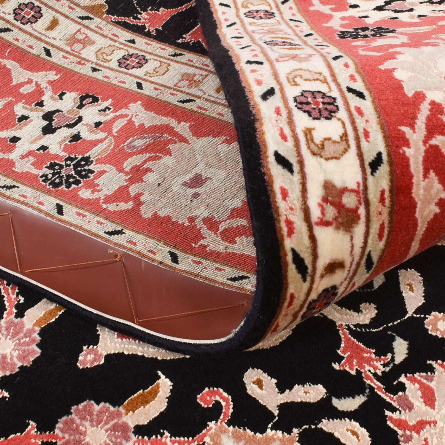 Persisk tæppe - Tabriz - Royal - 200 x 153 cm - mørkeblå