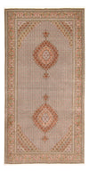 Tabriz - 50 Raj Tæppe 202x400cm - Persisk tæppe - Løber / Lysrød / 202 x 400 cm Løber