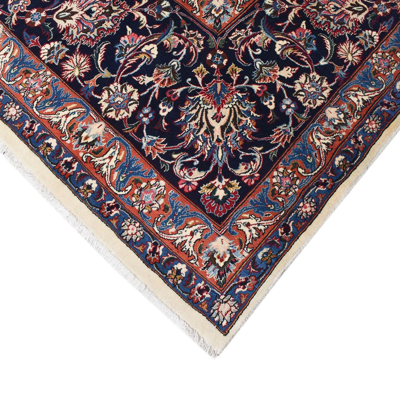 Mashhad Tæppe 410x394cm - Persisk tæppe