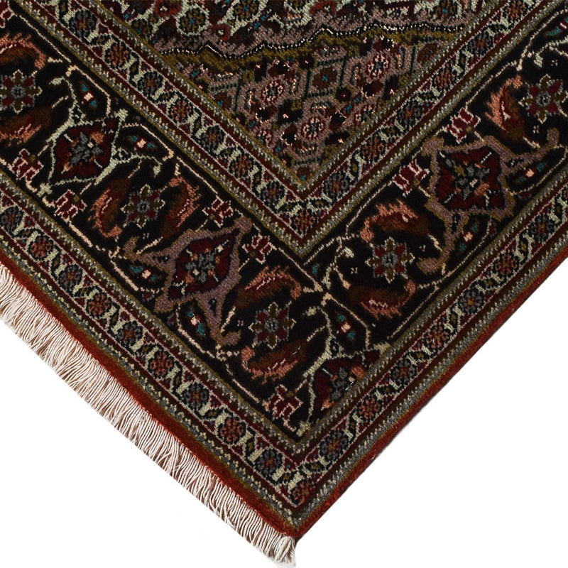 Persisk tæppe - Tabriz - Royal - 203 x 150 cm - mørkerød