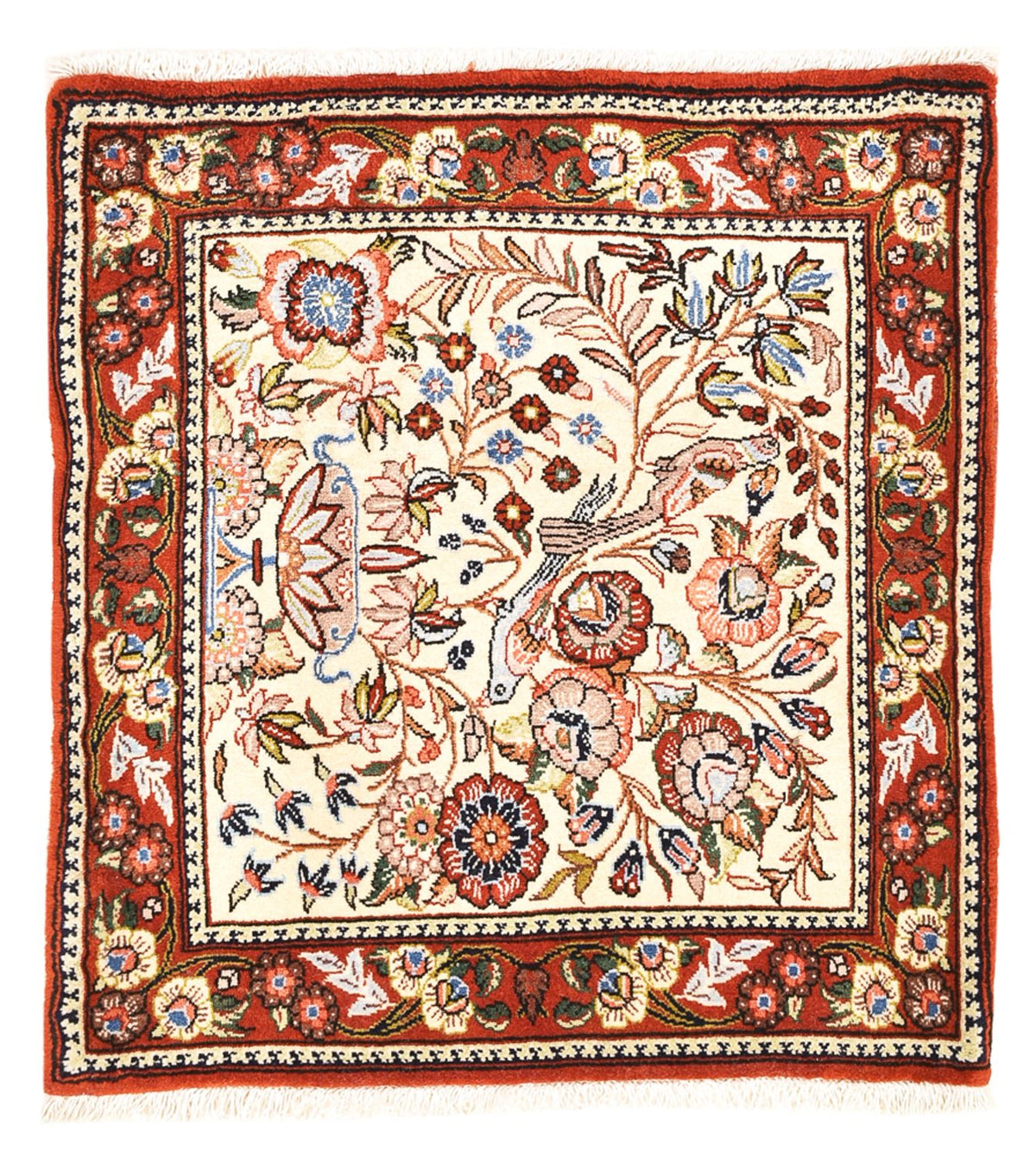 Persisk tæppe - Classic - 76 x 70 cm - flerfarvet