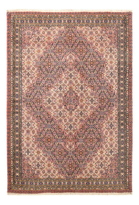 Persisk tæppe - Tabriz - 227 x 158 cm - lysrød