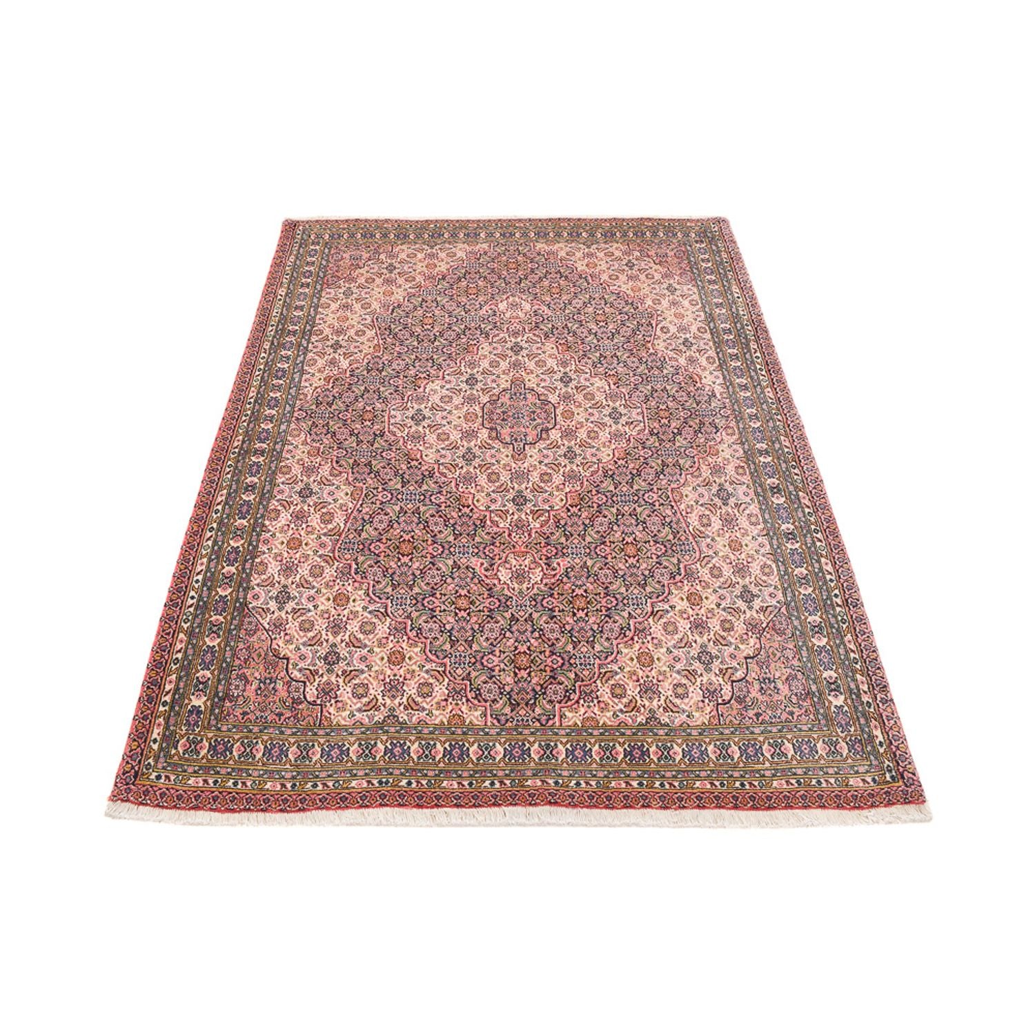 Persisk tæppe - Tabriz - 227 x 158 cm - lysrød