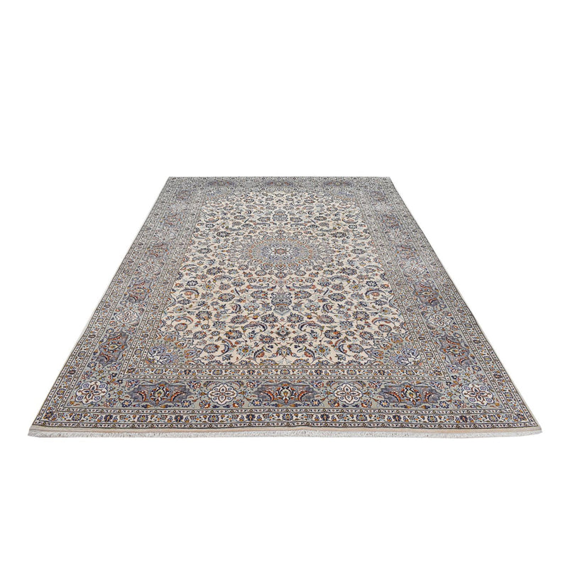 Persisk tæppe - Keshan - Royal - 340 x 233 cm - grå