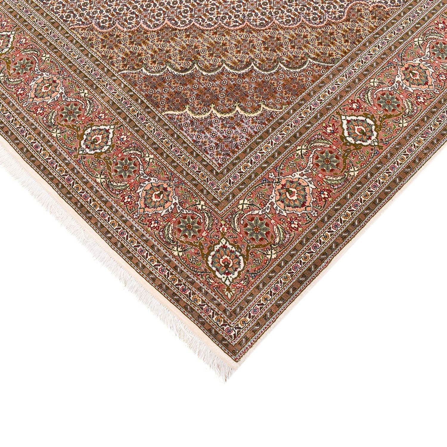 Løber Persisk tæppe - Tabriz - Royal - 397 x 197 cm - rust