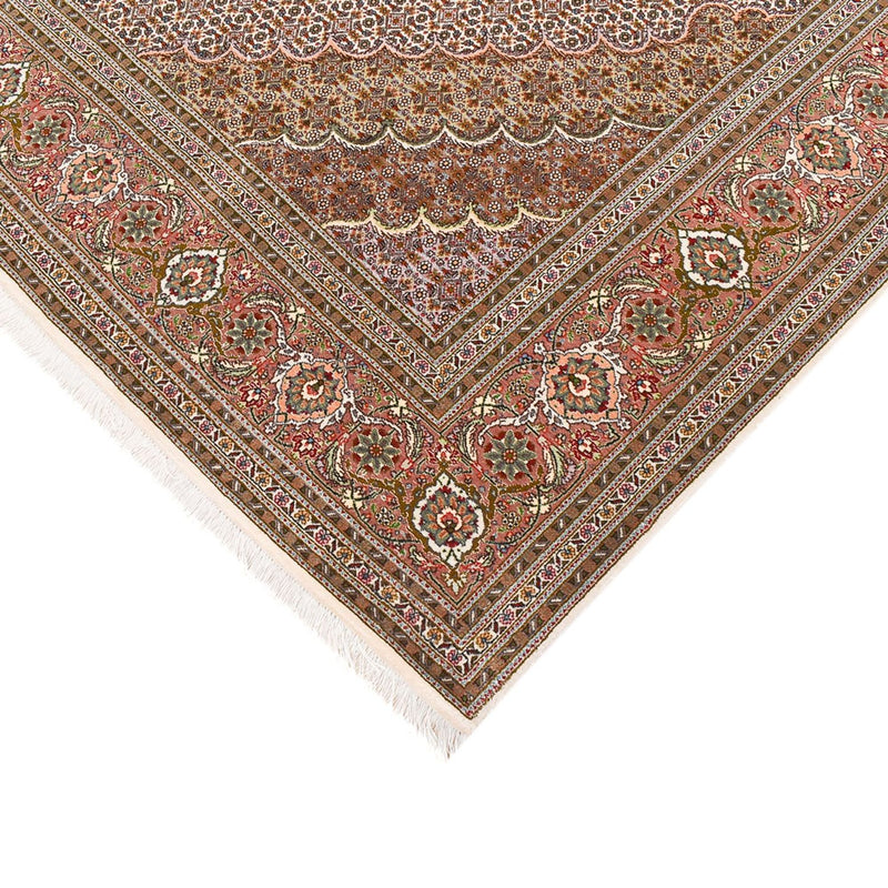 Løber Persisk tæppe - Tabriz - Royal - 397 x 197 cm - rust