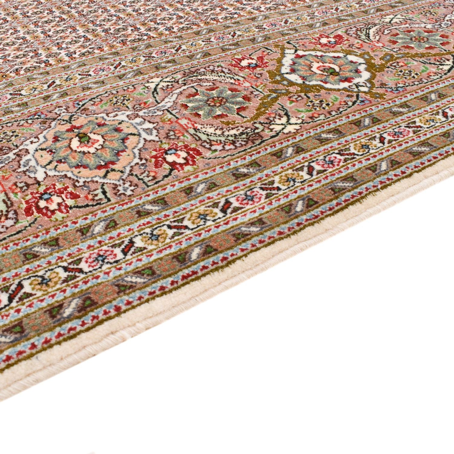 Løber Persisk tæppe - Tabriz - Royal - 397 x 197 cm - rust