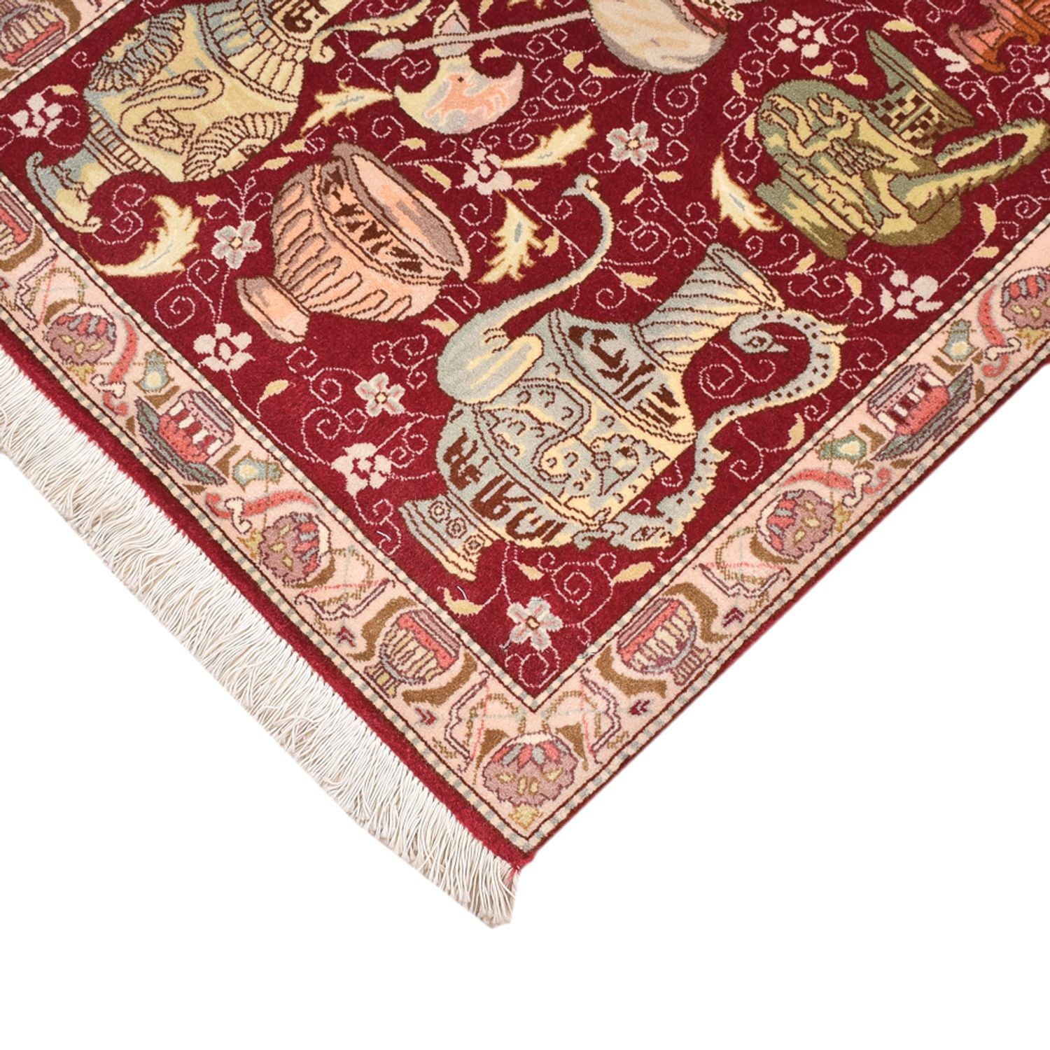 Persisk tæppe - Tabriz - Royal - 92 x 64 cm - flerfarvet