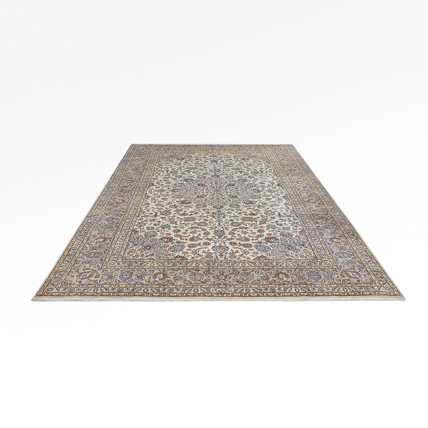 Persisk tæppe - Keshan - Royal - 360 x 258 cm - sand