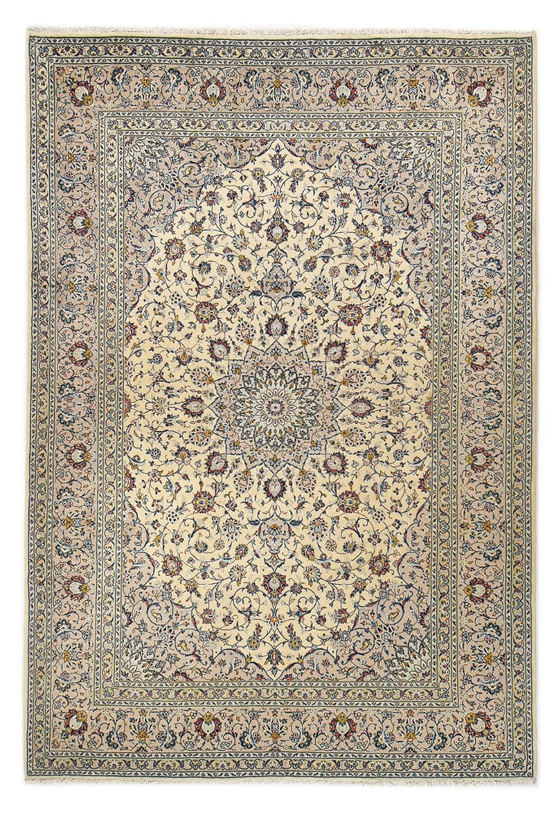 Persisk tæppe - Keshan - Royal - 348 x 242 cm - sand