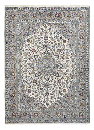 Persisk tæppe - Keshan - Royal - 349 x 250 cm - grå