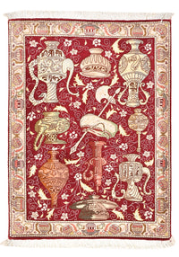 Persisk tæppe - Tabriz - Royal - 92 x 63 cm - flerfarvet
