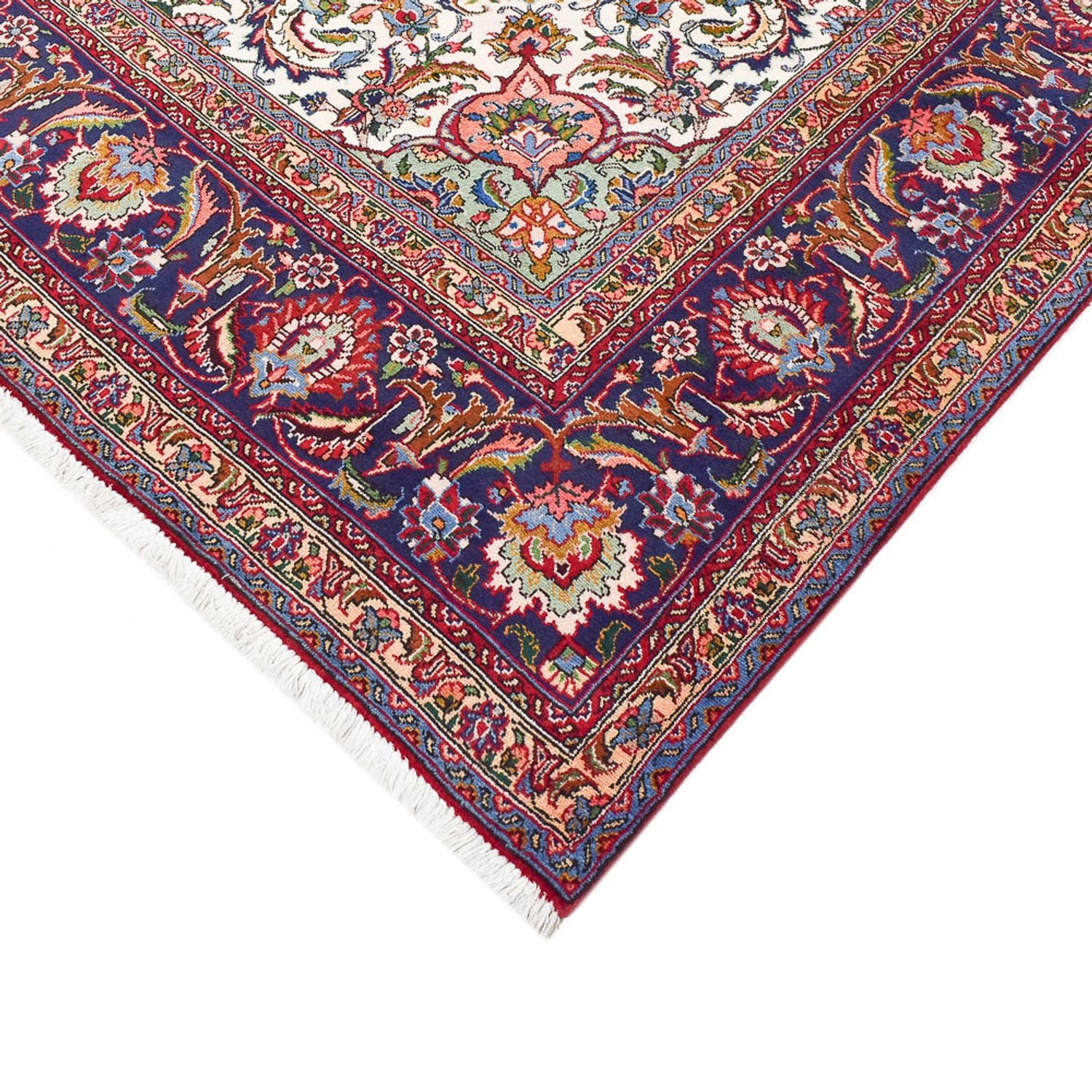 Persisk tæppe - Tabriz - Royal - 390 x 298 cm - rød