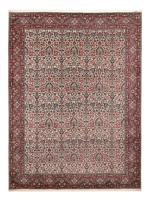 Persisk tæppe - Bijar - 348 x 255 cm - lysrød