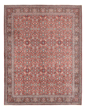 Persisk tæppe - Bijar - 397 x 307 cm - lysrød