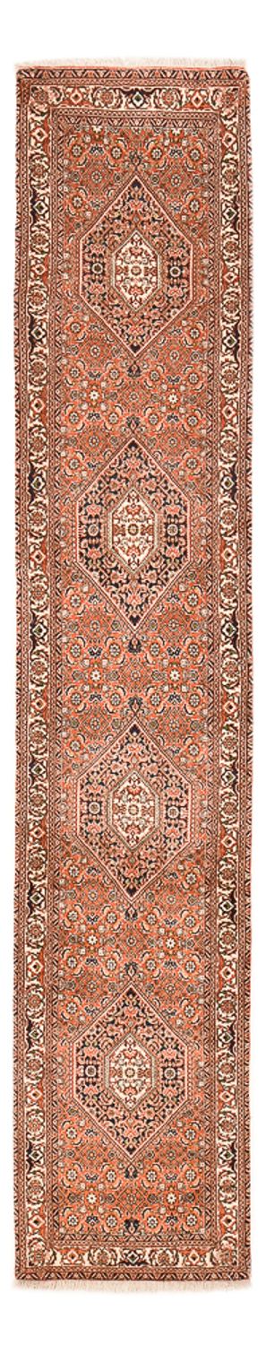 Løber Persisk tæppe - Bijar - 340 x 67 cm - orange