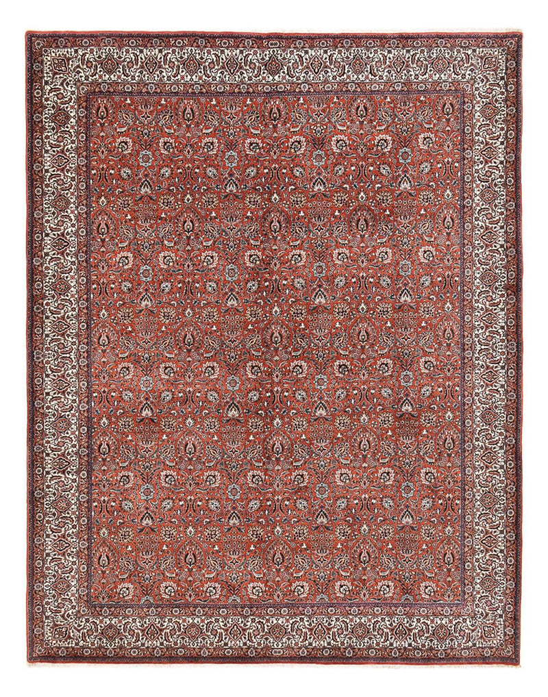 Persisk tæppe - Bijar - 410 x 310 cm - lysrød