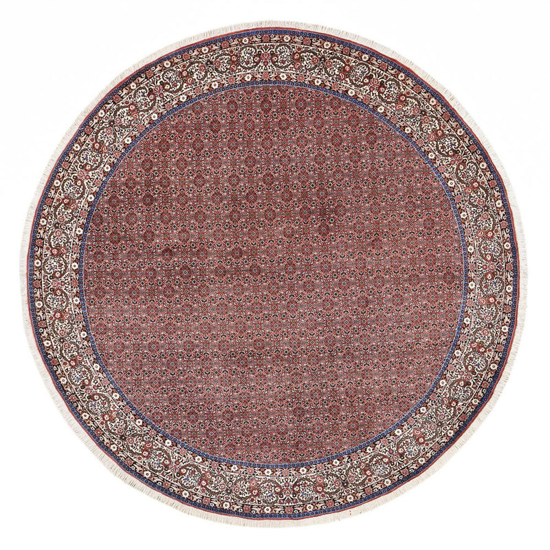 Persisk tæppe - Bijar rundt  - 300 x 300 cm - rust