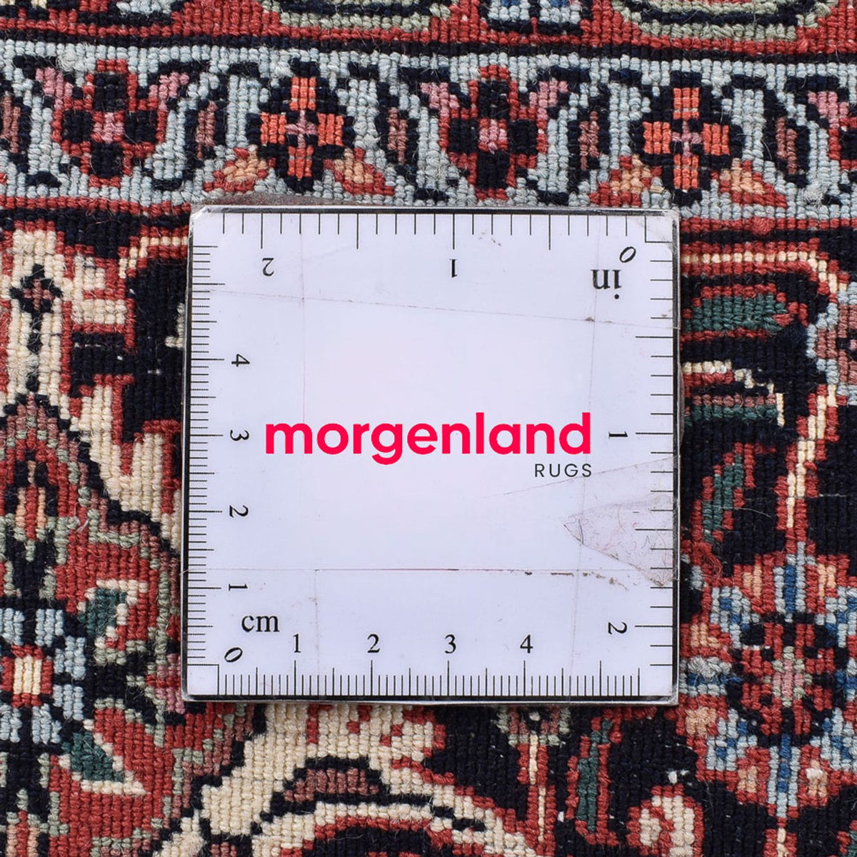 Persisk tæppe - Bijar firkantet  - 210 x 199 cm - flerfarvet