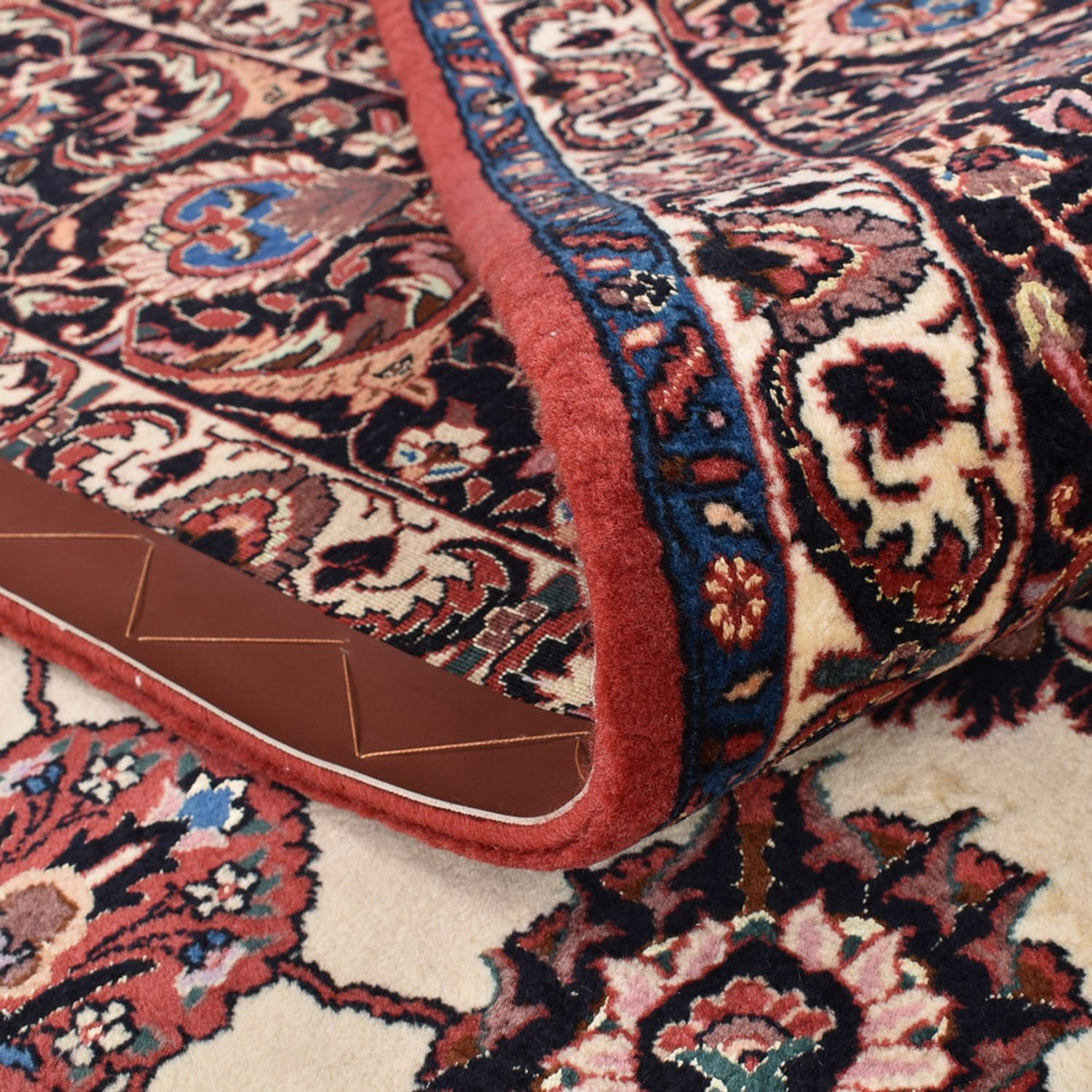 Persisk tæppe - Bijar - 390 x 303 cm - creme