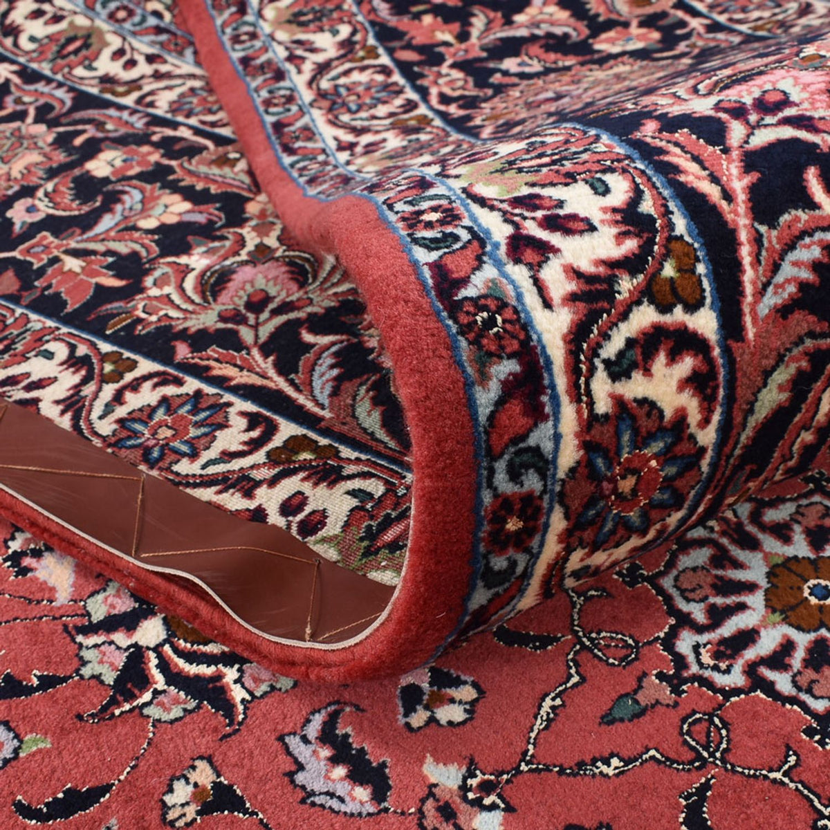 Persisk tæppe - Bijar - 400 x 304 cm - rød