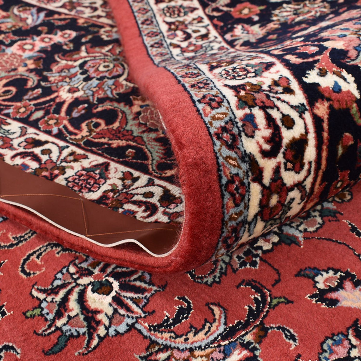 Persisk tæppe - Bijar - 402 x 306 cm - rød