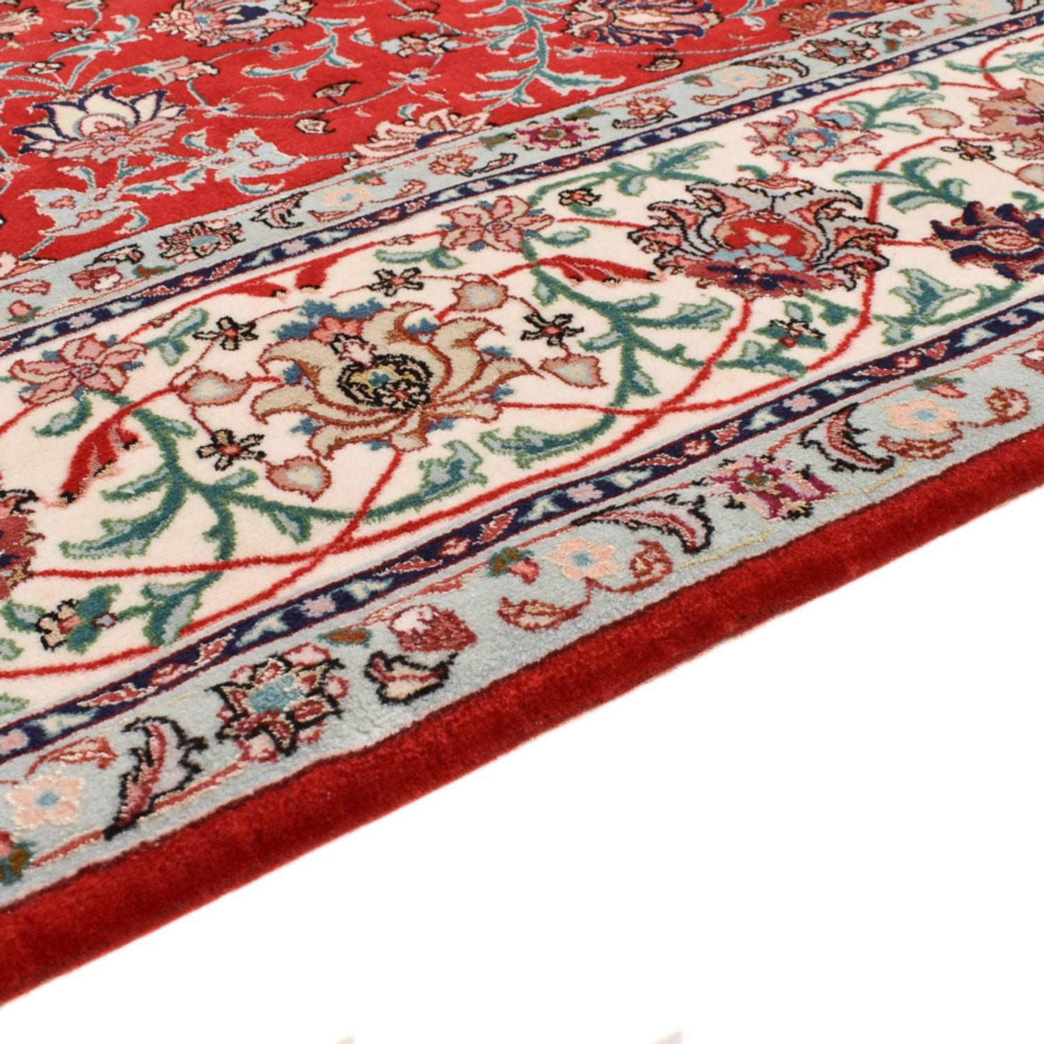 Persisk tæppe - Tabriz - Premium - 213 x 150 cm - rød